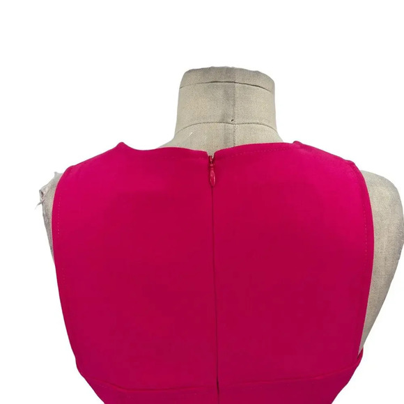 LIKELY Cordelia Dress in Fuchsia‎ Hot Pink Sleeveless Size 8 - Picture 8 of 14